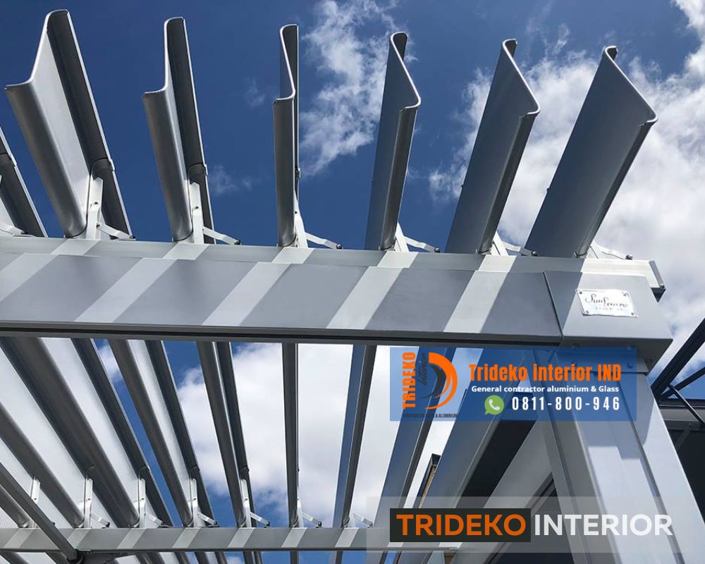 Atap Gazebo Aluminium Sunlouvre