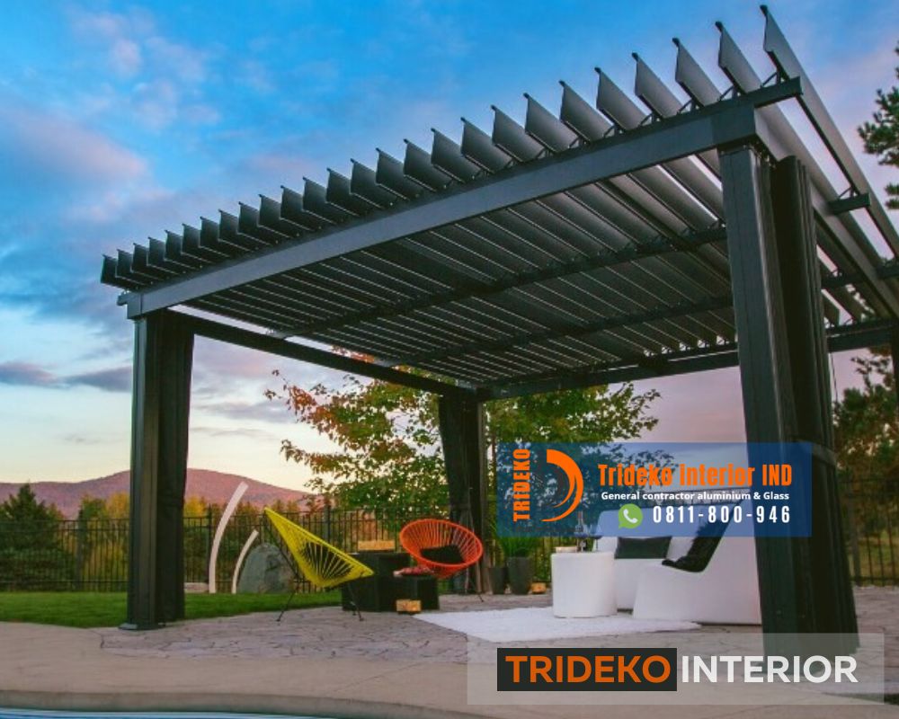 Atap Gazebo Aluminium Sunlouvre